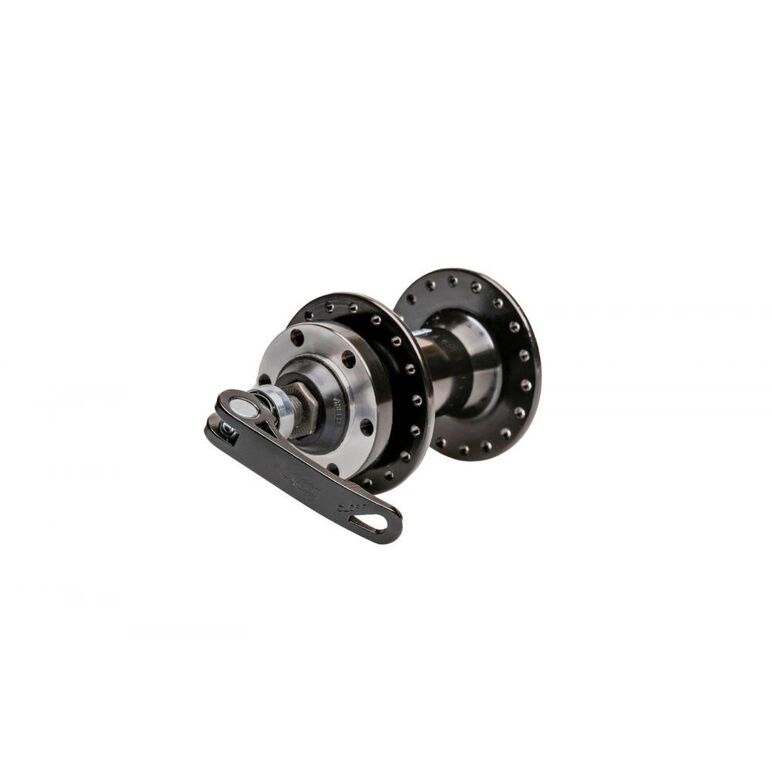 Butuc fata fd assess ae918dq 36h aluminiu negru,  Piese ciclism | electropc.ro