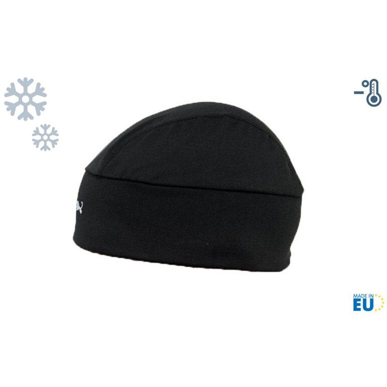 Caciula protect, mentine temperatura corpului prin efectul de termos, lasa pielea sa respire si elimina foarte rapid transpiatia, tratament anti-bacterian, moale si elastic in toate partile iar interiorul este din micro fleece(polar), material 95% poliami,  Echipament ciclism | electropc.ro