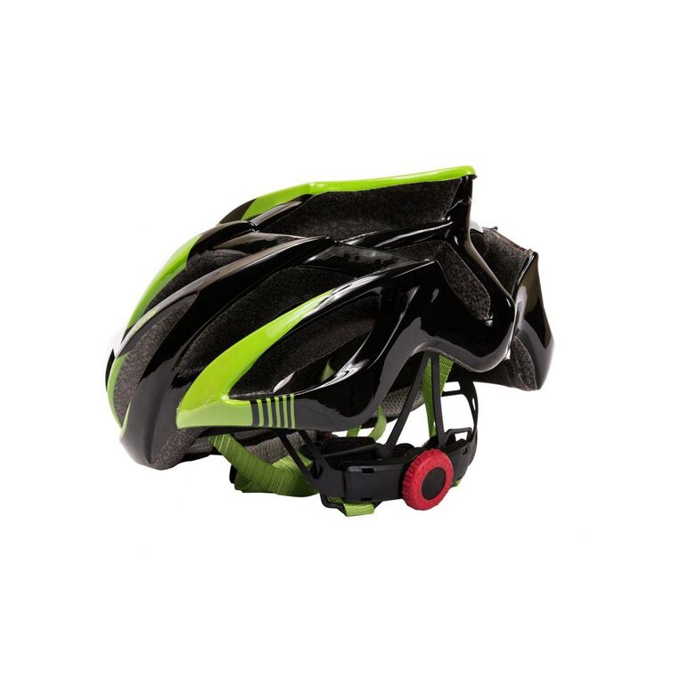 Casca pegas omu, marime m (55-58), culoare gri + verde, lucios,  Accesorii ciclism | electropc.ro