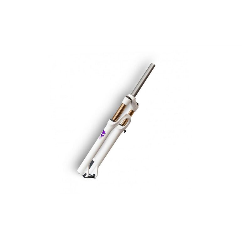 Furca amortizor pegas 27.5-100mm alb-mov,  Piese ciclism | electropc.ro