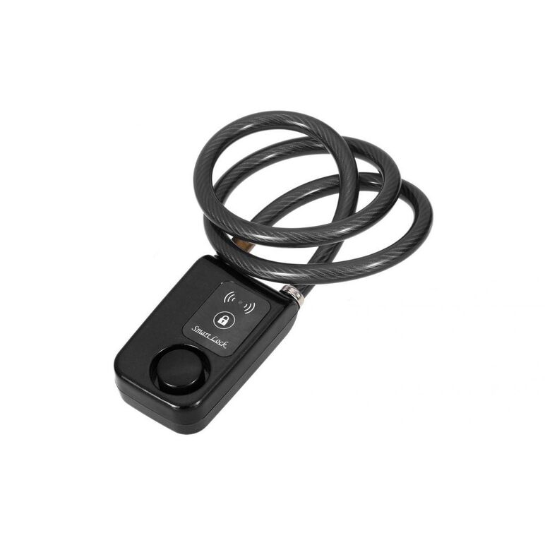 Antifurt smart bluetooth bl-01, dimensiune 92x55x34cm, cablu diametru 10mm, lungime cablu 1200mm, alarma 110db, baterii 3 x aaa (neincluse) negru,  Accesorii ciclism | electropc.ro