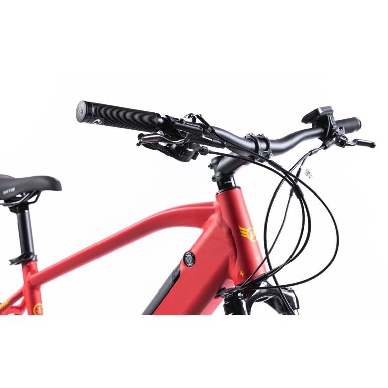 Bicicleta mtb pegas drumet dinamic e-bike. rosu mat,  Biciclete | electropc.ro