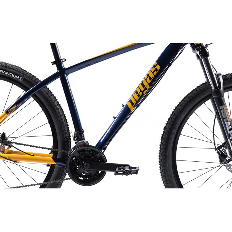 Bicicleta mtb pegas drumet l 29'' bleumarin galben,  Biciclete | electropc.ro