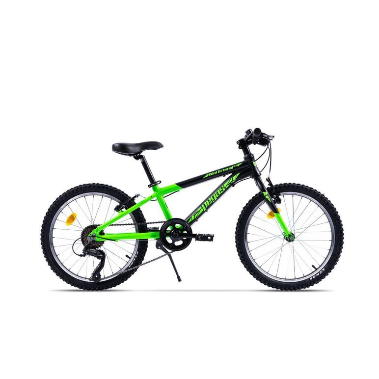 Bicicleta pegas mini drumet 20'' negru verde,  Biciclete | electropc.ro