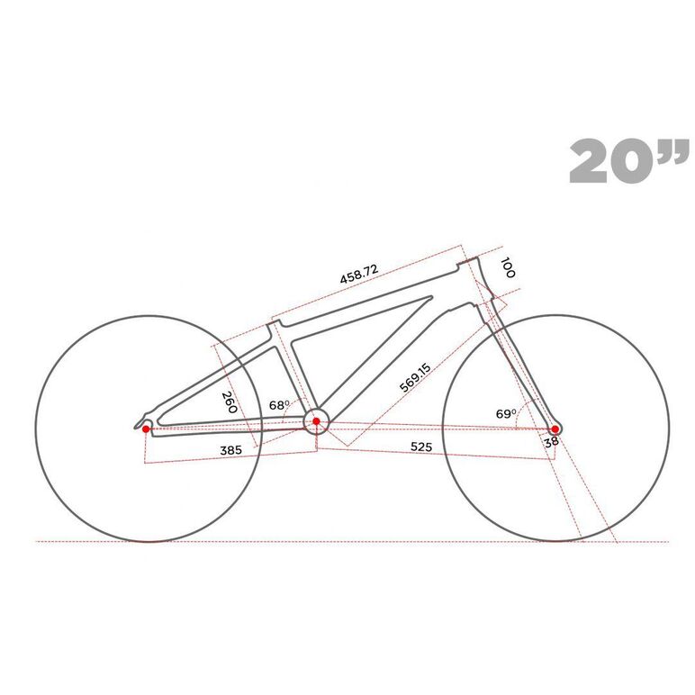 Bicicleta pegas mini drumet 20'' portocaliu turcoaz,  Biciclete | electropc.ro