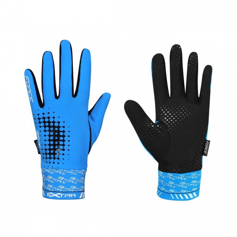 Frc905700-xl manusi force extra 17 primavara/toamna albastre xl,  Accesorii ciclism | electropc.ro
