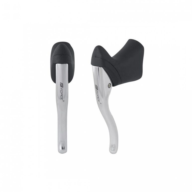 Manete de frana force aero, aluminiu, argintii,  Piese ciclism | electropc.ro