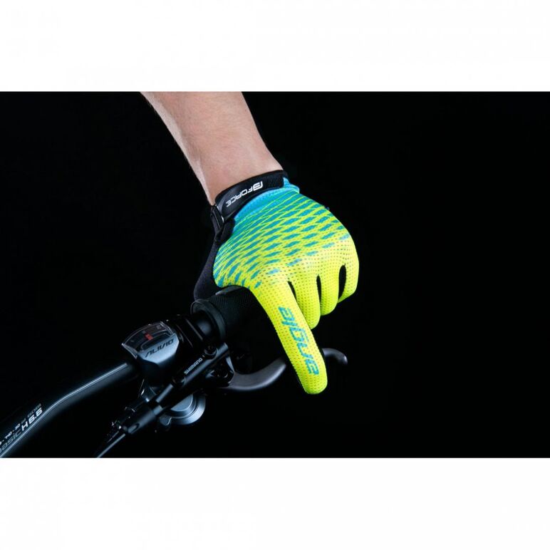 Manusi force mtb angle, fluo/albastru s,  Accesorii ciclism | electropc.ro