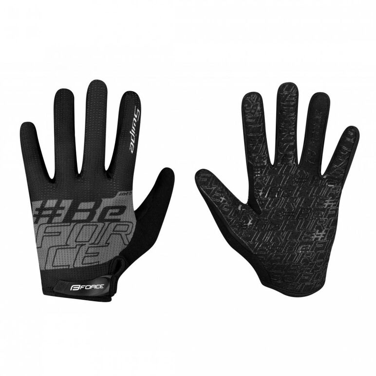Manusi force mtb swipe , negru/gri l,  Accesorii ciclism | electropc.ro