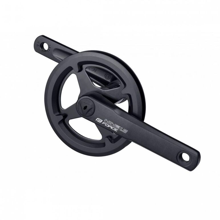 Pedalier force nine1.6 38t 170mm al negru,  Piese ciclism | electropc.ro