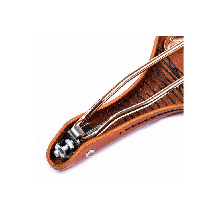 Sa piele pegas gs-06lcu, 280x155mm, sina cr-mo(cupru), nituri, logo stantat, prindere gentuta, crema si cheie pt. intretinere, saculet, manual, miere,  Piese ciclism | electropc.ro