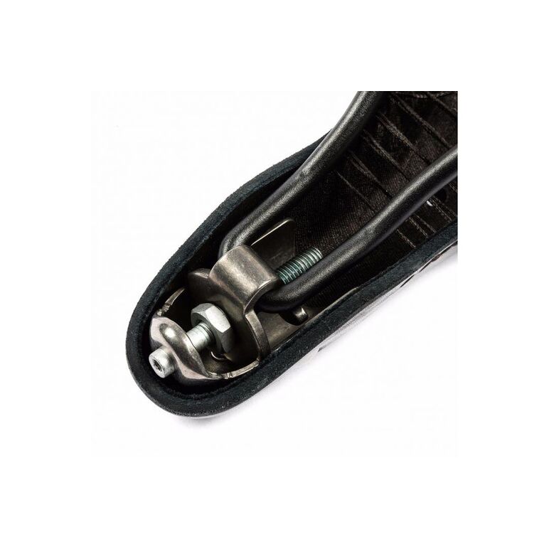 Sa piele pegas gs-21, 270x210mm, sina cr-mo(negru), nituri, logo stantat, prindere gentuta, crema si cheie pt. intretinere, saculet,  manual, negru,  Piese ciclism | electropc.ro
