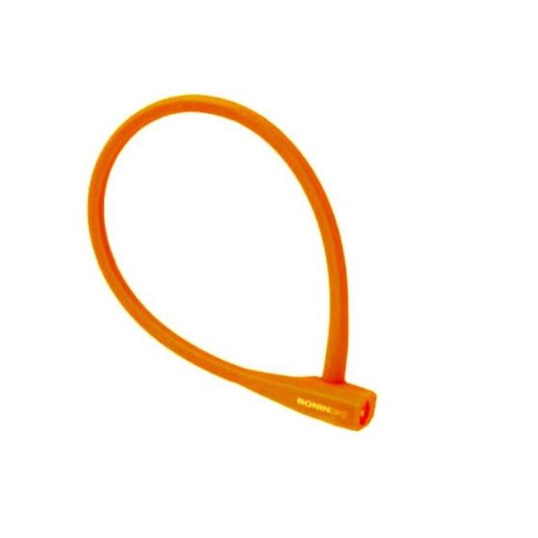 Antifurt bonin silicon 10x600mm portocal,  Accesorii ciclism | electropc.ro
