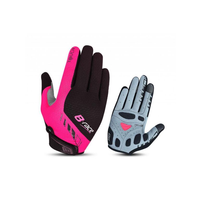 Manusi pro b-race cu gel negru/fuxia, s,  Accesorii ciclism | electropc.ro