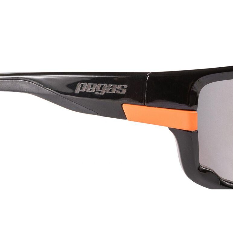 Ochelari de soare pegas sport negru cu portocaliu,  Accesorii ciclism | electropc.ro