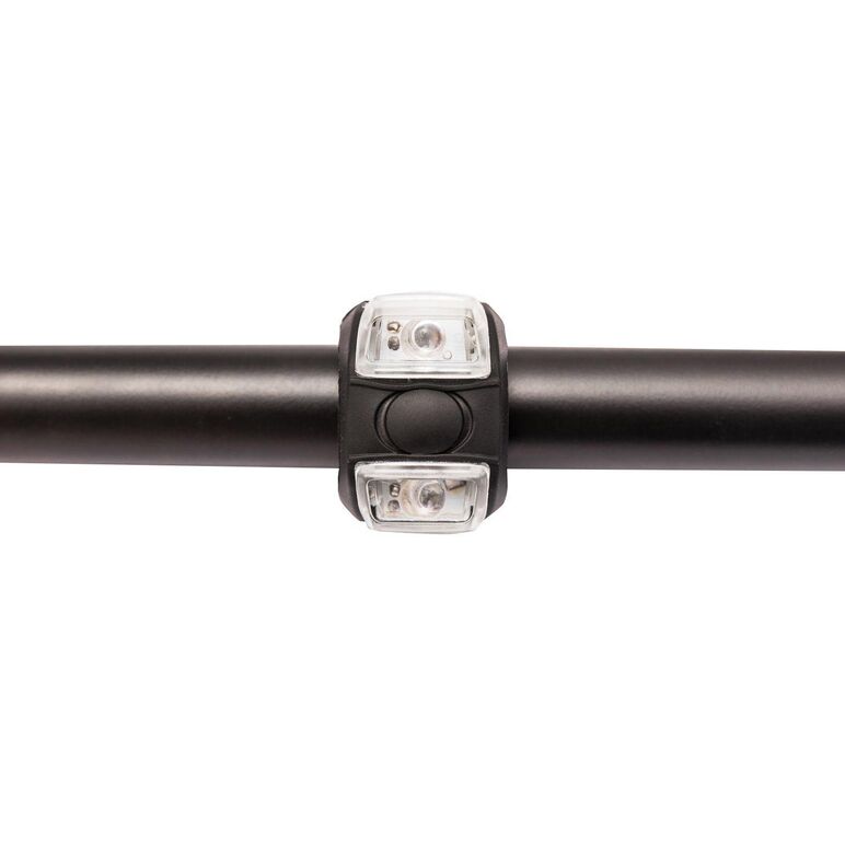 Set stopuri raypal 2215, led 2x2, 3 functii, 2xcr2032, alb/negru,  Accesorii ciclism | electropc.ro