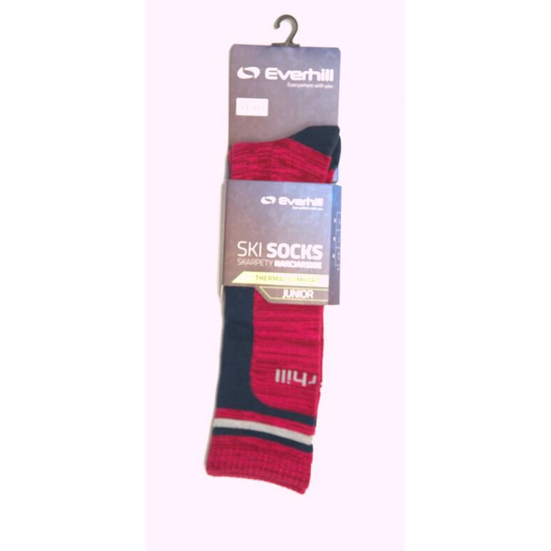 Sosete ski junior everhill rosu-negru 30-32,  Echipament ciclism | electropc.ro