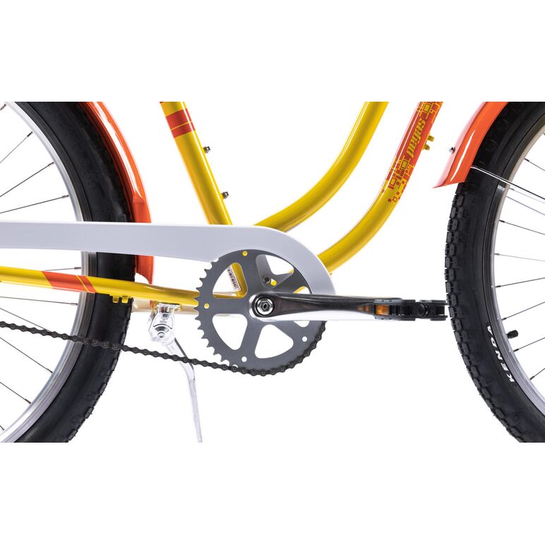 Bicicleta oras pegas strada 2 galben pastel,  Biciclete | electropc.ro