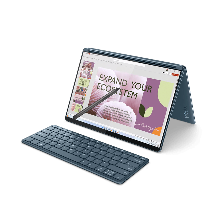 Laptop lenovo yoga book 9 13iru8, 2x 13.3" 2.8k (2880x1800) oled 400nits glossy / anti-fingerprint, 100% dci-p3, eyesafe®, dolby® vision™, displayhdr™ true black 500, touch, ogm, 10-point multi-touch, intel® core™ i7-1355u, 10c (2p + 8e) / 12t, p-core 1.7,  Laptopuri | electropc.ro