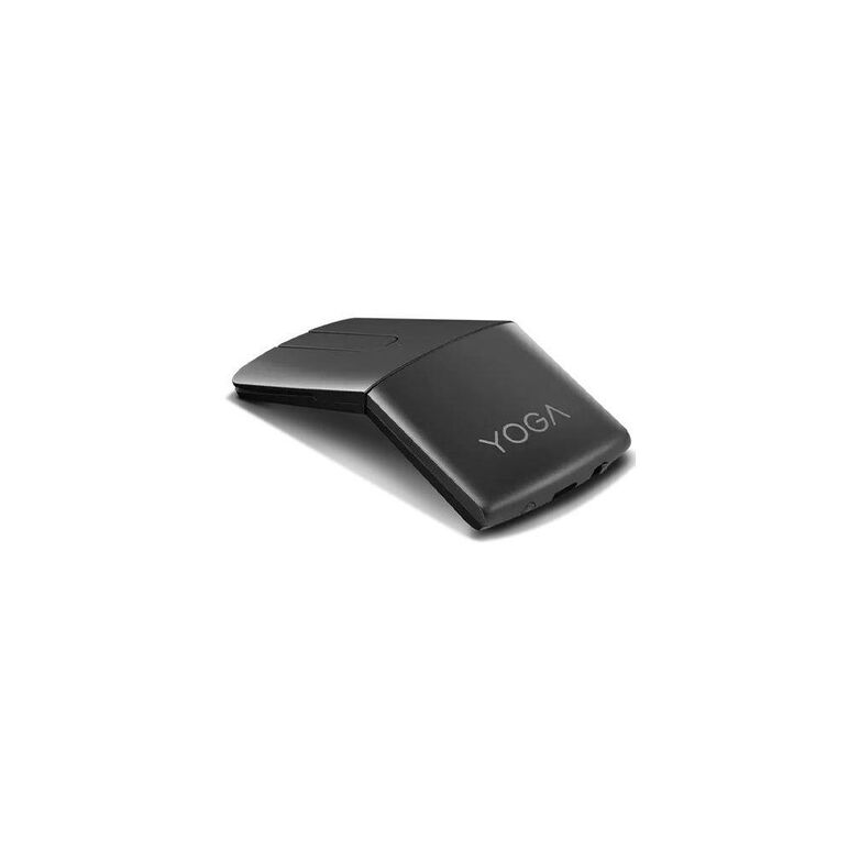 Mouse wireless lenovo yoga cu presenter laser, negru, rezolutie (dpi) 1600 dpi, butoane/rotite: 4, interfata mouse: bluetooth, wireless, tehnologie: laser fara fir, senzor optic, interfata receiver: usb, greutate: 60g,  Mouse | electropc.ro