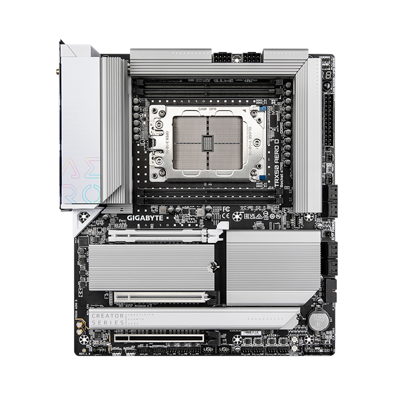 Placa de baza gigavyte trx50 aero d str5 4xddr5, 3x pcie x16, 4x m.2, 8x sata 6gb/s, e-atx,  Placi de baza | electropc.ro
