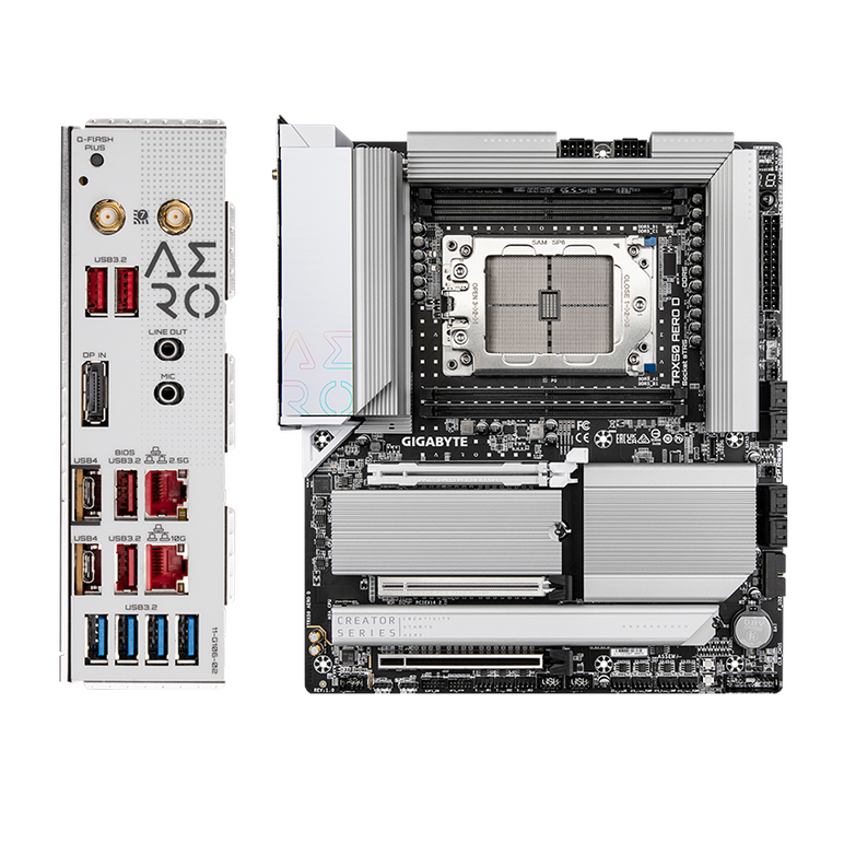 Placa de baza gigavyte trx50 aero d str5 4xddr5, 3x pcie x16, 4x m.2, 8x sata 6gb/s, e-atx,  Placi de baza | electropc.ro