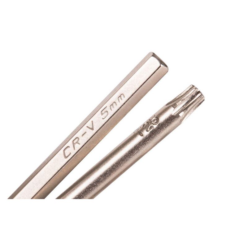 Set scule pegas 11 in 1 otel cr-v, imbus 2, 2.5, 3, 4, 5, 6, 8mm, surubelnita dreapta 5mm, surubelnita cruce ph 2, torx t25, presa lant 7-11v, maner lemn, culoare argintiu,  Accesorii ciclism | electropc.ro