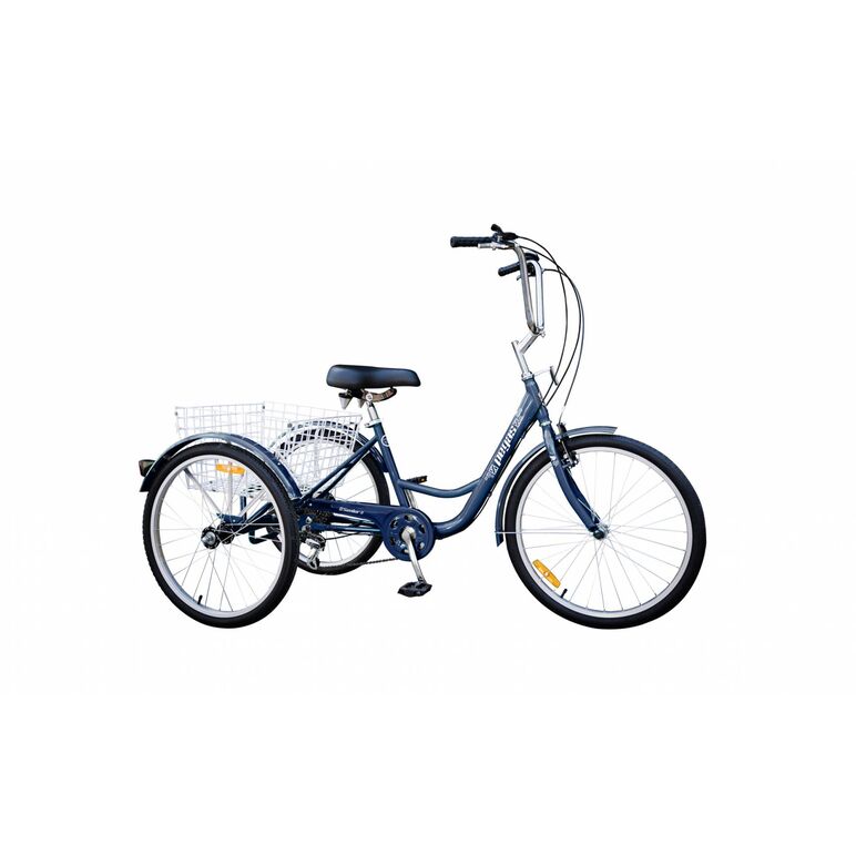 Tricicleta pegas senior 24" albastru respect,  Biciclete | electropc.ro