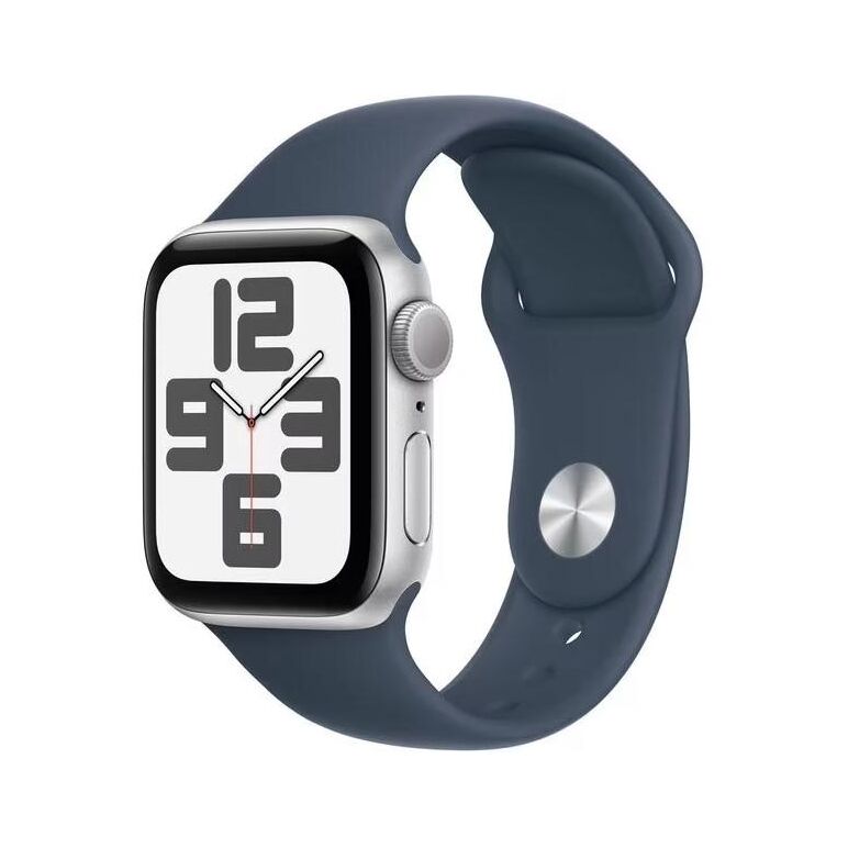 Apple watch se2 v2(2023) gps 40mm silver alu case w storm blue sport band - s/m,  SmartWatch-uri | electropc.ro