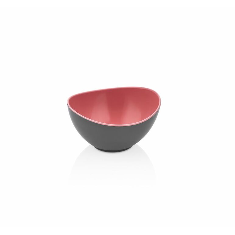 Bol oval bicolor, plastic 14x12.5x7.5 cm,  art of dining by heinner ( mix 2 culori in bax, rosu/ albastru),  Farfurii & Boluri de Servire | electropc.ro