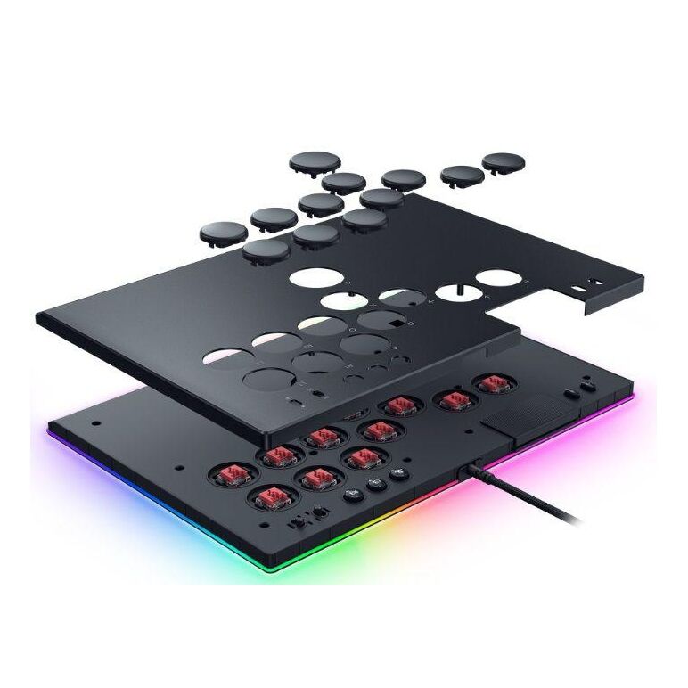 Controller razer kitsune all buton optical arcade pentru ps5 si pc, iluminare rgb chroma, conexiune usb-c, negru,  Accesorii console & PC | electropc.ro