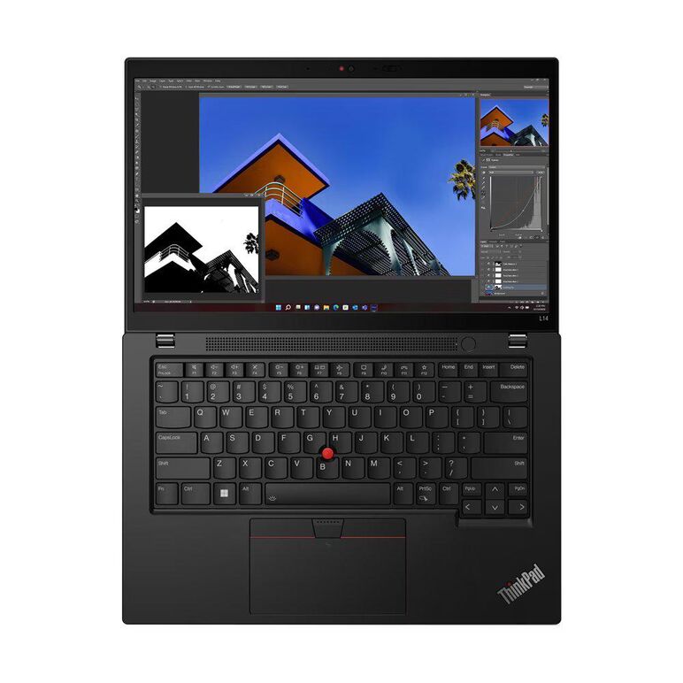 Laptop lenovo thinkpad l14 gen 4 (intel), 14" fhd (1920x1080) ips 250nits anti-glare, 45% ntsc, intel® core™ i7-1355u, 10c (2p + 8e) / 12t, p-core 1.7 / 5.0ghz, e-core 1.2 / 3.7ghz, 12mb, video integrated intel® iris® xe graphics functions as uhd graphics,  Laptopuri | electropc.ro