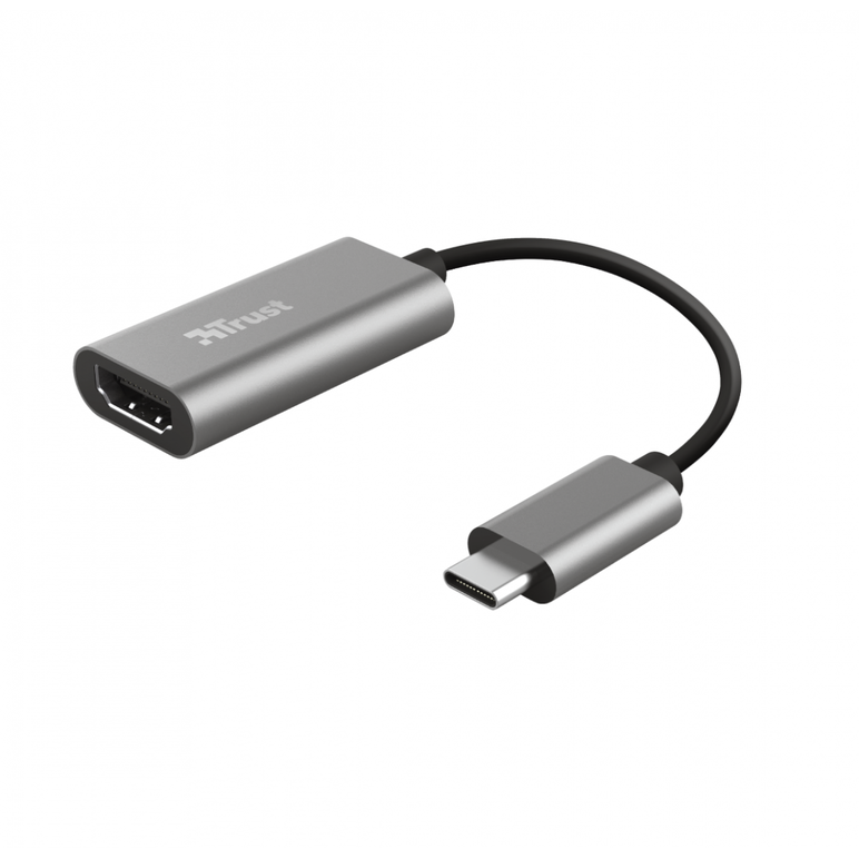 Adaptor trust dalyx usb-c to hdmi, silver,  Hub-uri USB | electropc.ro