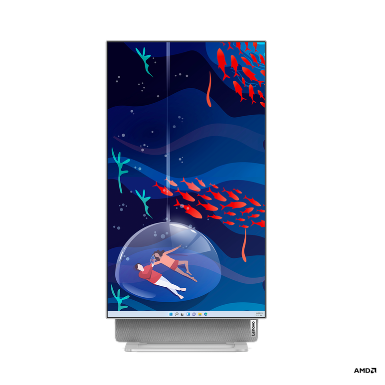 All-in-one lenovo yoga aio 7 27aph8 27" qhd (2560x1440) ips 350nits anti-glare, 95% dci-p3, 4-side borderless, non-touch, amd ryzen™ 7 7840hs (8c / 16t, 3.8 / 5.1ghz, 8mb l2 / 16mb l3), video integrated amd radeon™ 780m graphics, ram 32gb soldered lpddr5-,  All in one PC | electropc.ro