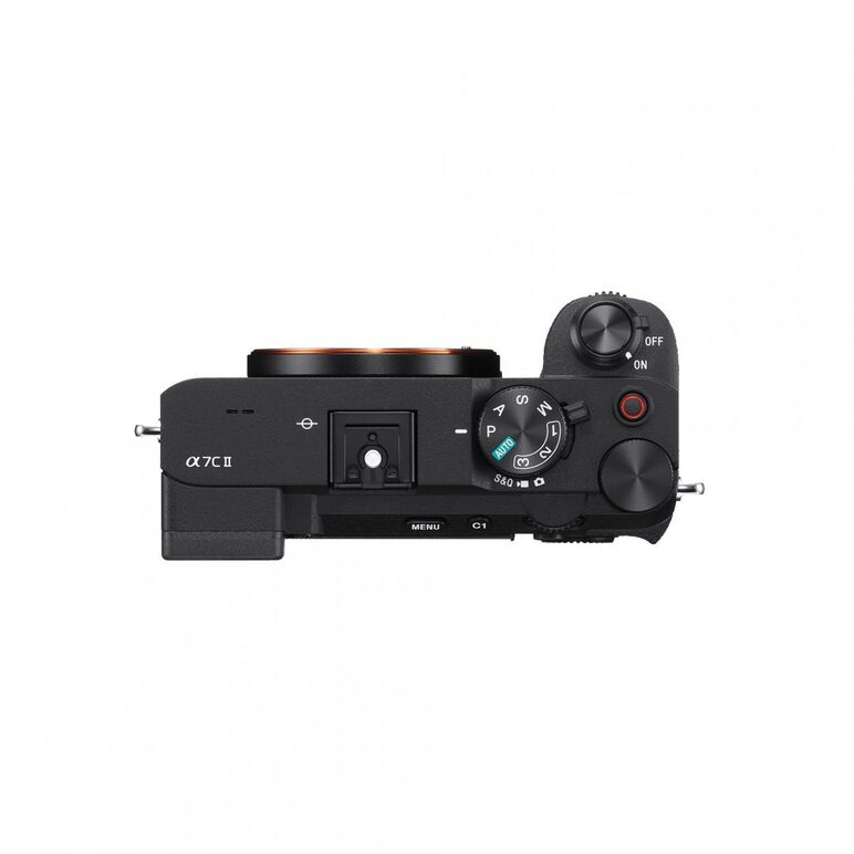 Body aparat foto sony alphat 7c ii mirrorless, 33 mp, iso 100-51.200 (extins: 50-204.800), 1/8000s, 4k @59.94, sd/x1 micro-hdmi/x1 usb-c, rafala 10 cps, wifi/bluetooth, senzor cmos exmor, montura sony fe, negru,  Aparate foto Mirrorless | electropc.ro