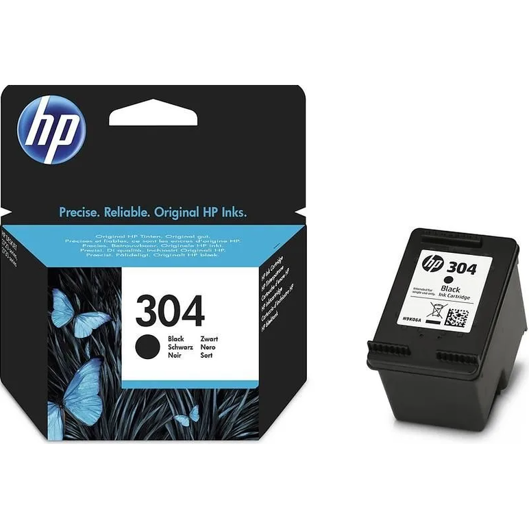 Cartus cerneala hp n9k06ae black 120 pagini  nr.304 dj 2630/2632,  Cartuse cerneala | electropc.ro