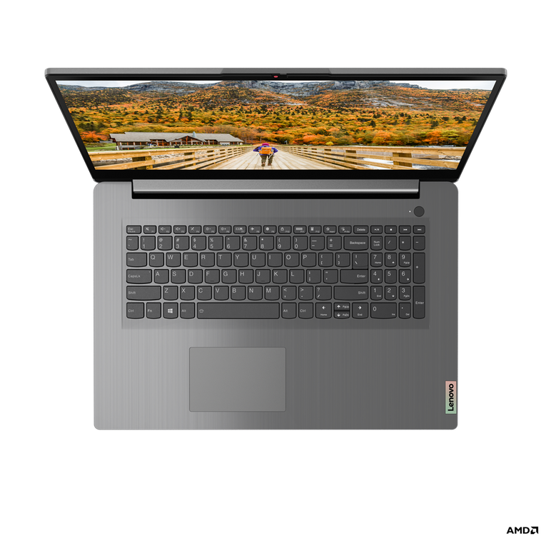 Laptop lenovo ideapad 3 17alc6, 17.3" fhd (1920x1080) ips 300nits anti-glare, 72% ntsc, amd ryzen™ 7 5700u (8c / 16t, 1.8 / 4.3ghz, 4mb l2 / 8mb l3), video integrated amd radeon™ graphics, ram 4gb soldered ddr4-3200 + 8gb so-dimm ddr4-3200, one memory sol,  Laptopuri | electropc.ro