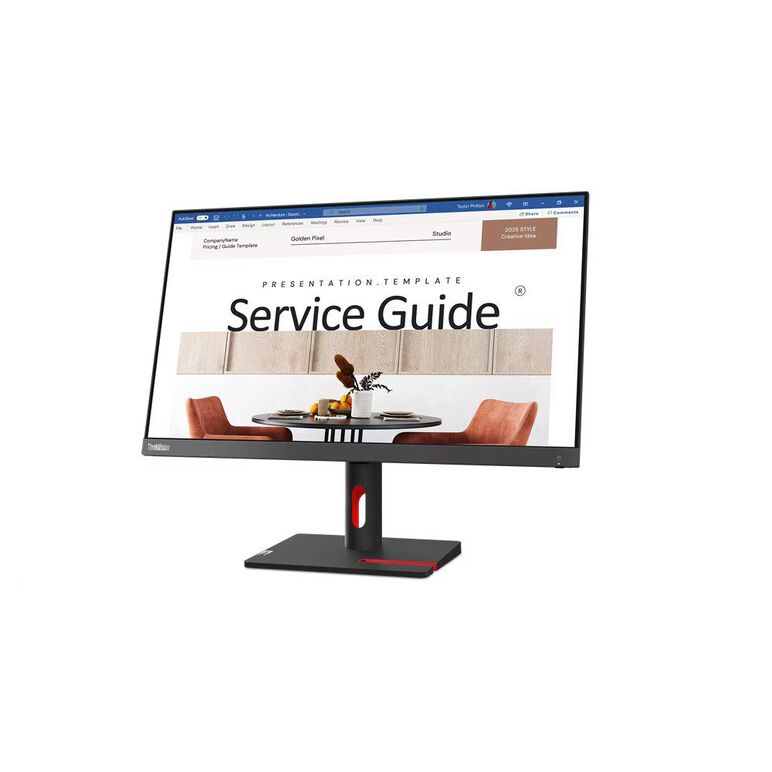 Monitor lenovo thinkvision s24i-30 23.8" ips, fhd (1920x1080), 16:9, brightness: 250 cd/m², contrast ratio: 1000:1, response time: 4ms (extreme mode) / 6ms (typical mode), dot / pixel per inch: 93 dpi, color gamut: 99% srgb, view angle: 178° / 178°, stand,  Monitoare LED | electropc.ro