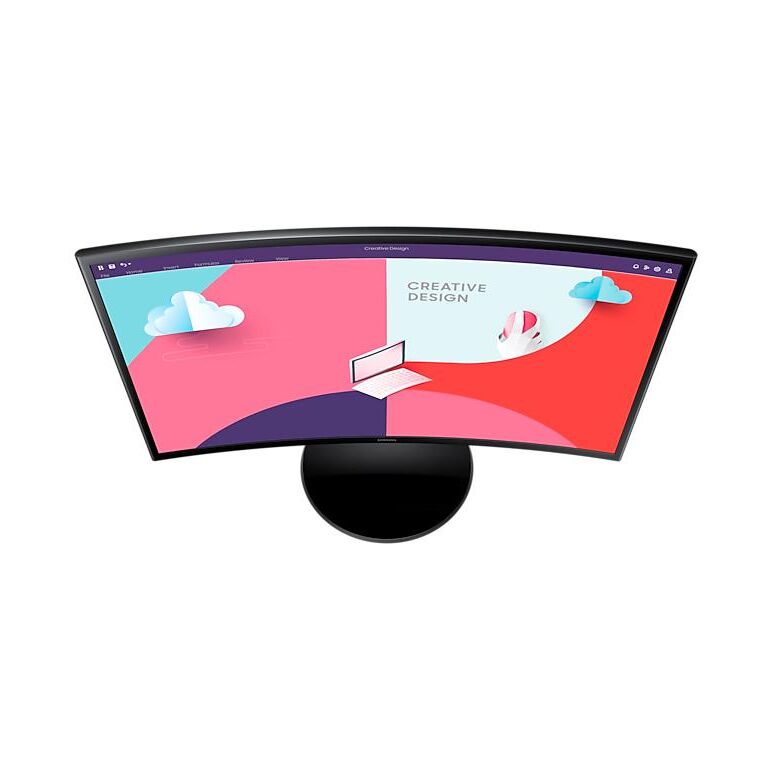 Monitor samsung ls24c360eauxen 24 inch, curvature: 1800r , panel type: va, resolution: 1920x1080, aspect ratio: 16:9,  refresh rate:60hz, response time gtg: 4ms, brightness: 250 cd/m², contrast (static): 3000 : 1, viewing angle: 178º(r/l), 178º(u/d), colo,  Monitoare LED | electropc.ro