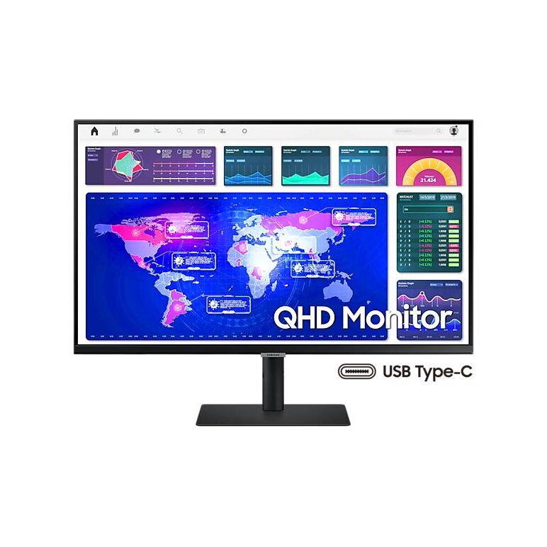 Monitor samsung ls32a600uupxen, 81,3 cm (32"), 2560 x 1440 pixel, quad hd, led, 5 ms, negru,  Monitoare LED | electropc.ro