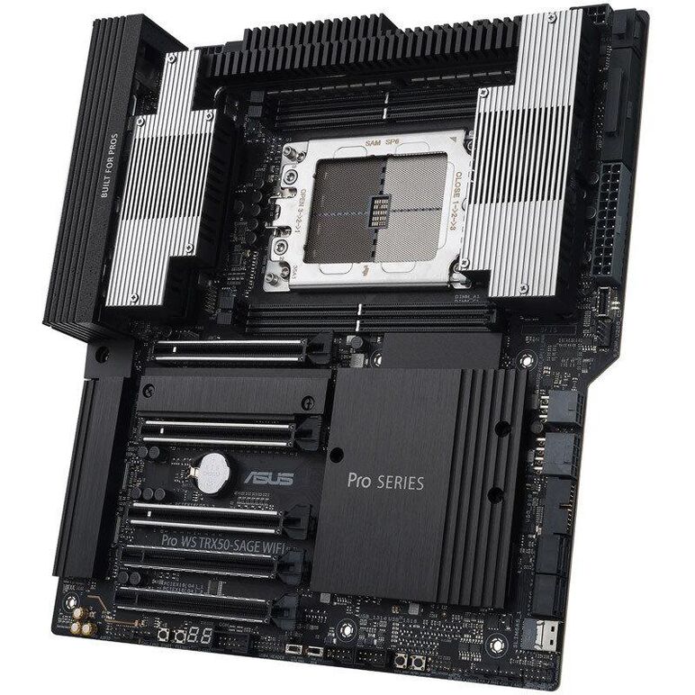 Placa de baza asus pro ws trx50 sage wifi 4x ddr5, 5x pcie x16, 3x m.2, 4x sata 6gb/s,  Placi de baza | electropc.ro