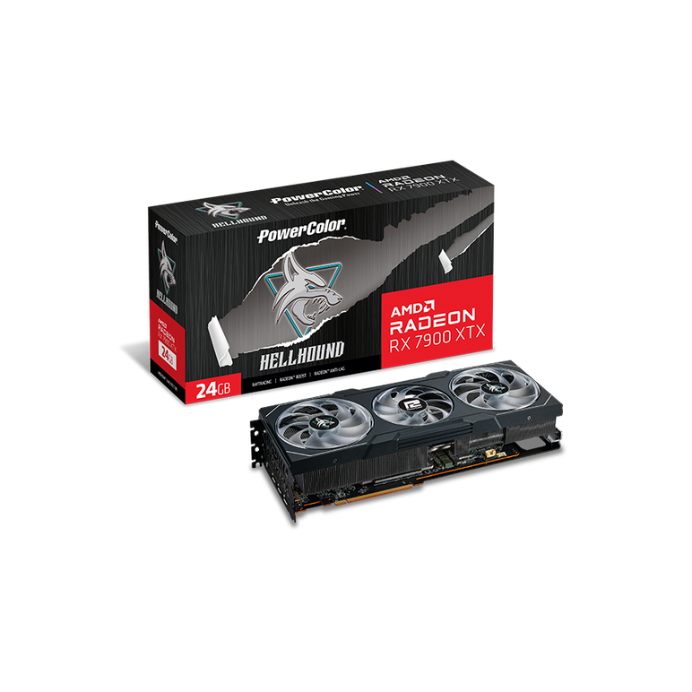 Placa video powercolor radeon rx7900 xtx hellhound 24gb gddr6 384 bit, pcie 4.0, 1x hdmi 3x dp,  Placi video | electropc.ro