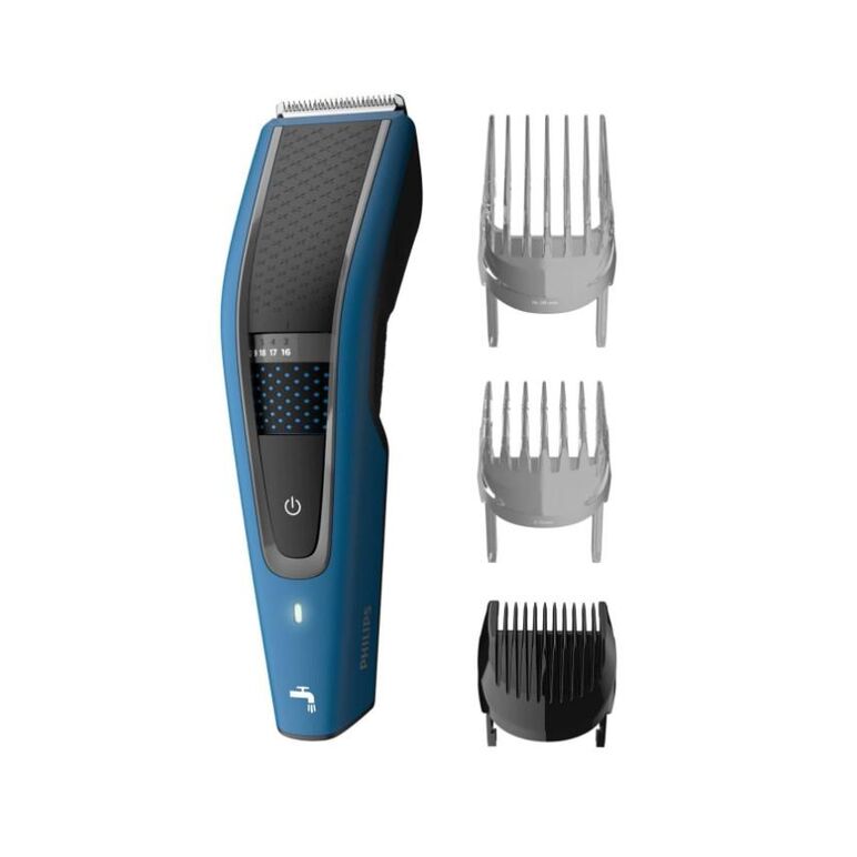 Aparat de tuns philips hc5612/15, wireless, 75 min, 3 atasamente, 0.5-28 mm, lama din inox, albastru,  Aparate de tuns | electropc.ro