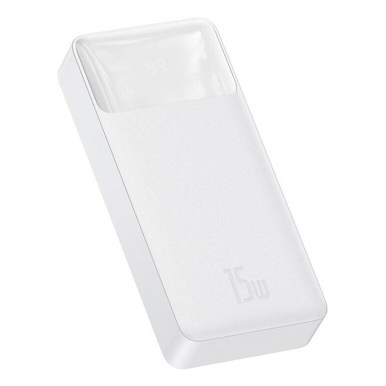 Baterie ext. baseus bipow, 20000mah, alb,  Baterii portabile | electropc.ro