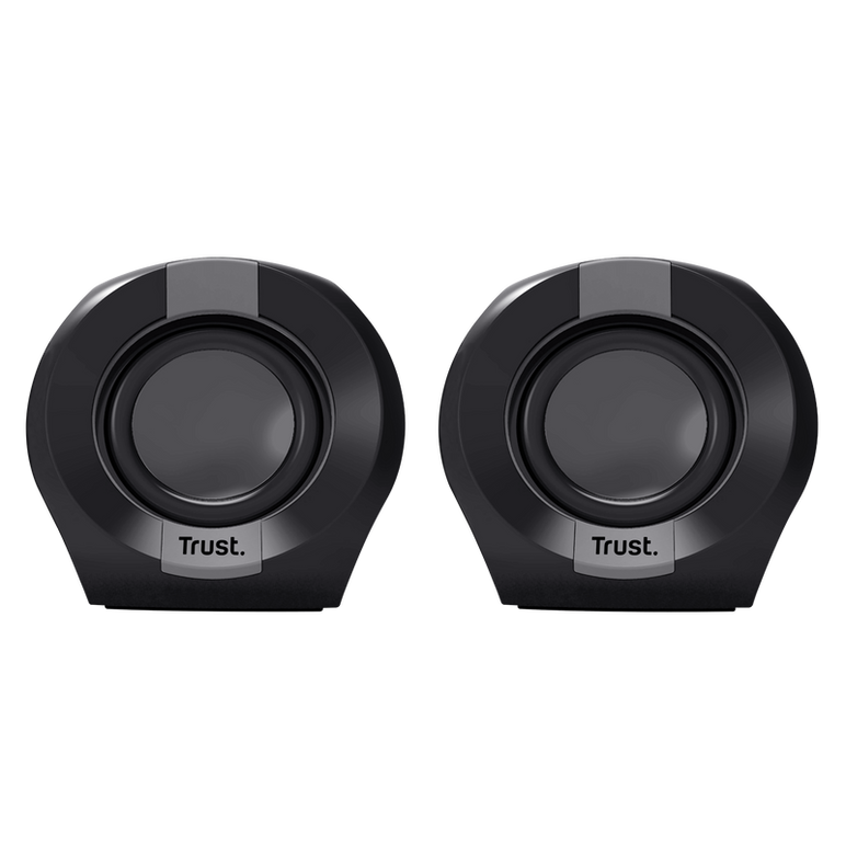 Boxe trust polo 2.0 cu fir, putere maxima 8w, audio input 3.5mm, negru,  Sisteme audio | electropc.ro