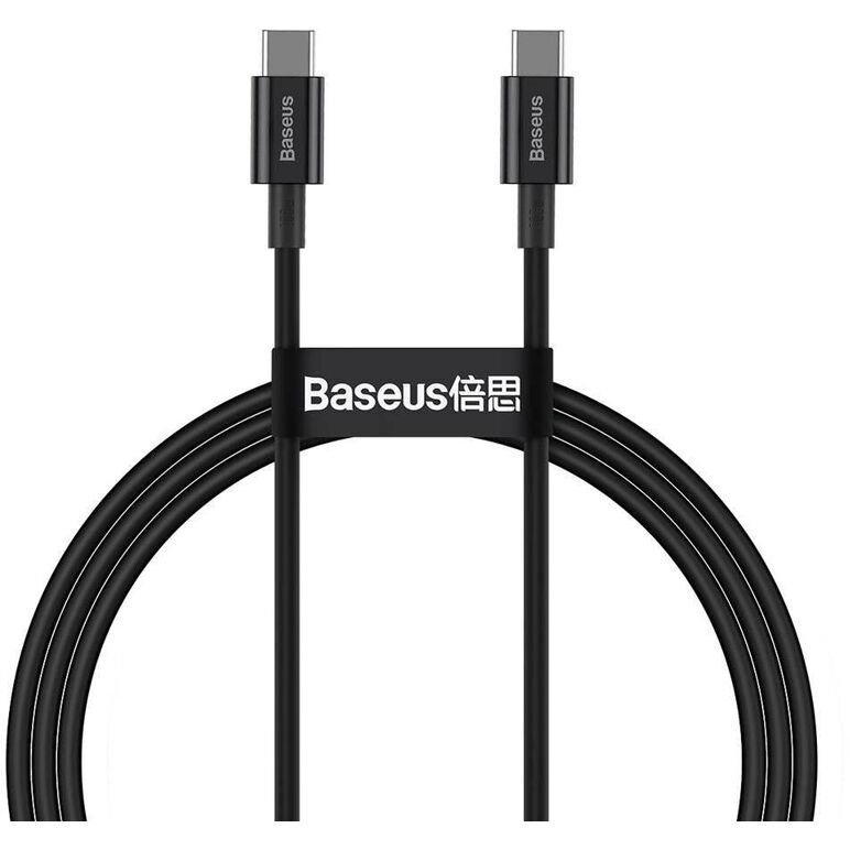 Cablu alimentare si date baseus superior, fast charging data cable pt. smartphone, usb la lightning iphone 2.4a, 1m, negru,  Cabluri periferice | electropc.ro