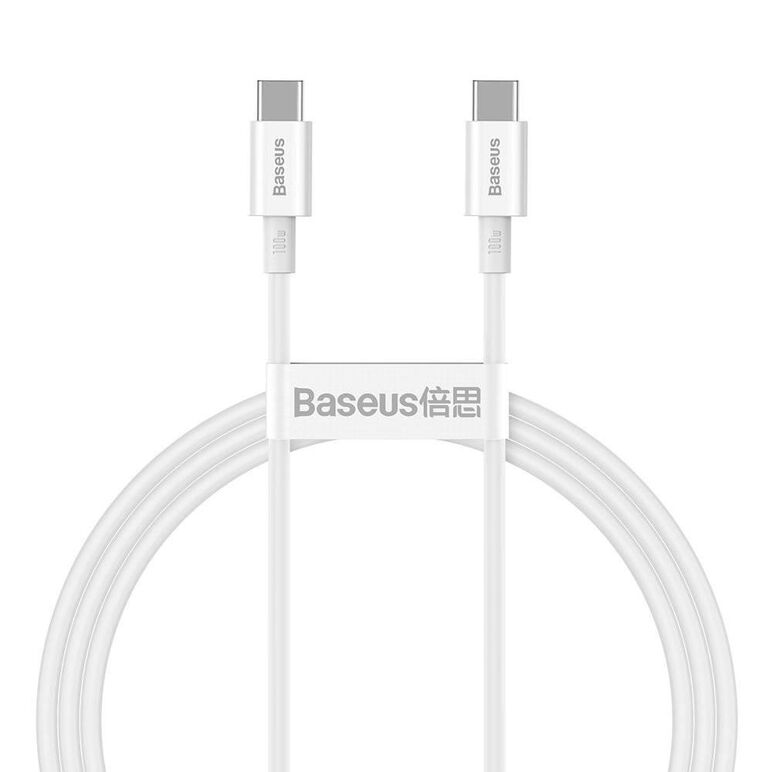 Cablu baseus superior catys-b02 1m, alb,  Cabluri periferice | electropc.ro