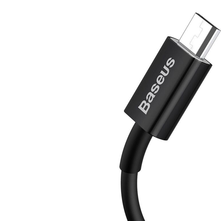 Cablu baseus superior fast charging 2m, negru,  Cabluri periferice | electropc.ro