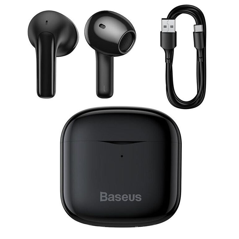Casti baseus bowie e3, pt smartphone, wireless, protectie apa ip64, bluetooth 5.0, microfon pe casca, negru,  Casti audio | electropc.ro