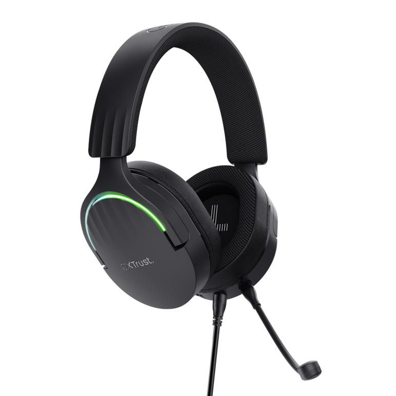Casti gaming trustgxt 490p fayzo cu fir, interfata usb 2.0, frecventa de raspuns 20 hz - 20.000 hz, sensivitate 100 db, negru,  Casti audio | electropc.ro